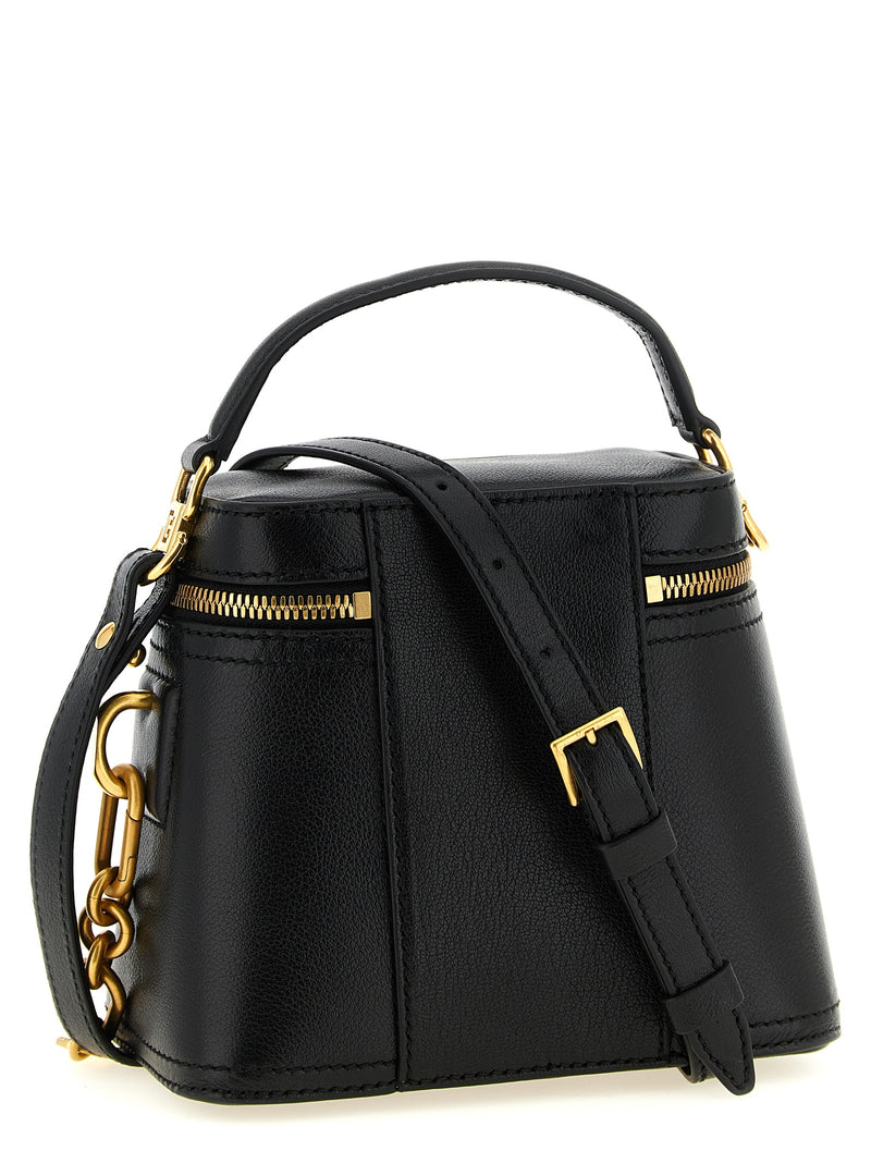 Balmain Black Buffalo Leather Handbag