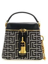 Sac à main Balmain bicolore en polyester