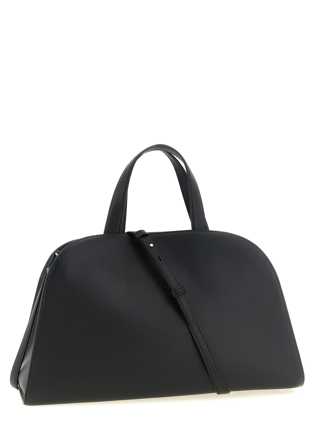 Sac bandoulière en cuir de vachette noir Tory Burch