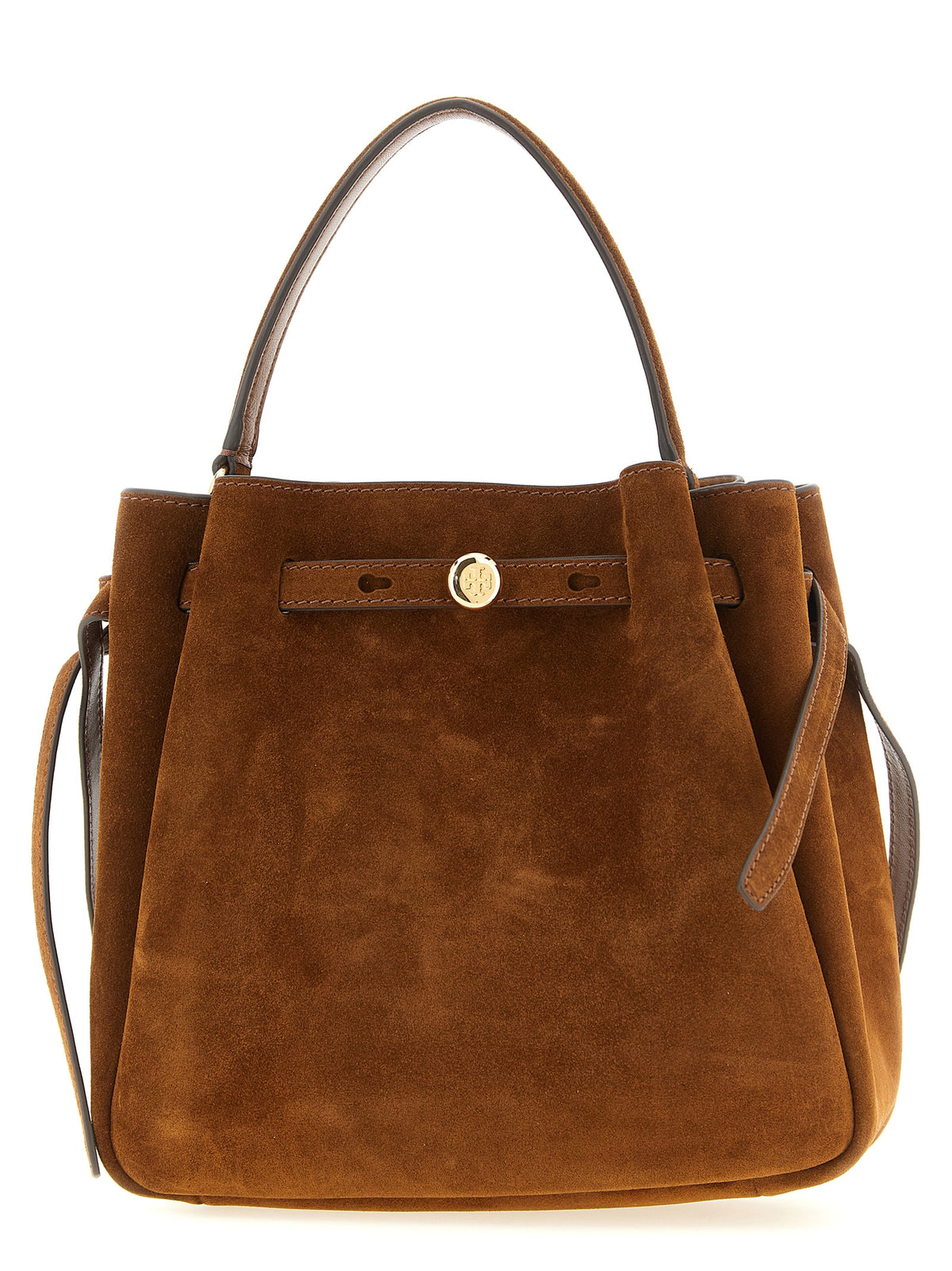 Sac bandoulière Tory Burch en cuir de vachette marron