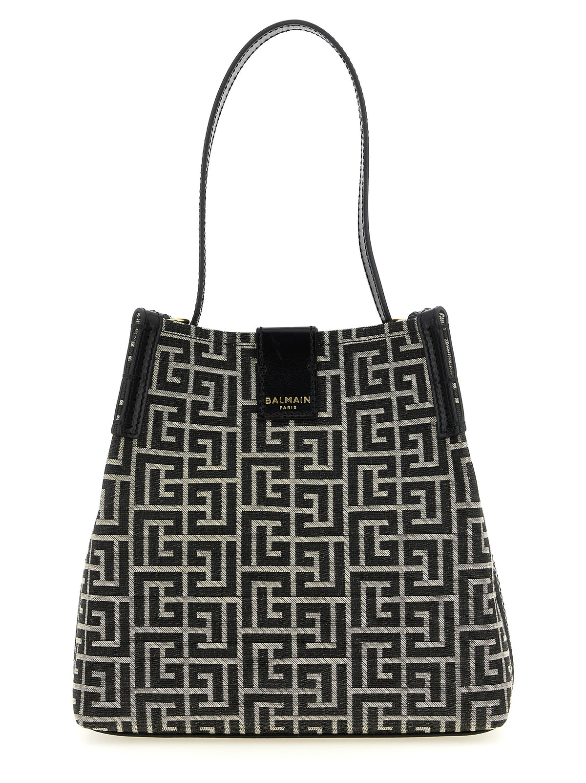 Sac Balmain bicolore en coton avec bandoulière