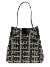 Sac Balmain bicolore en coton avec bandoulière