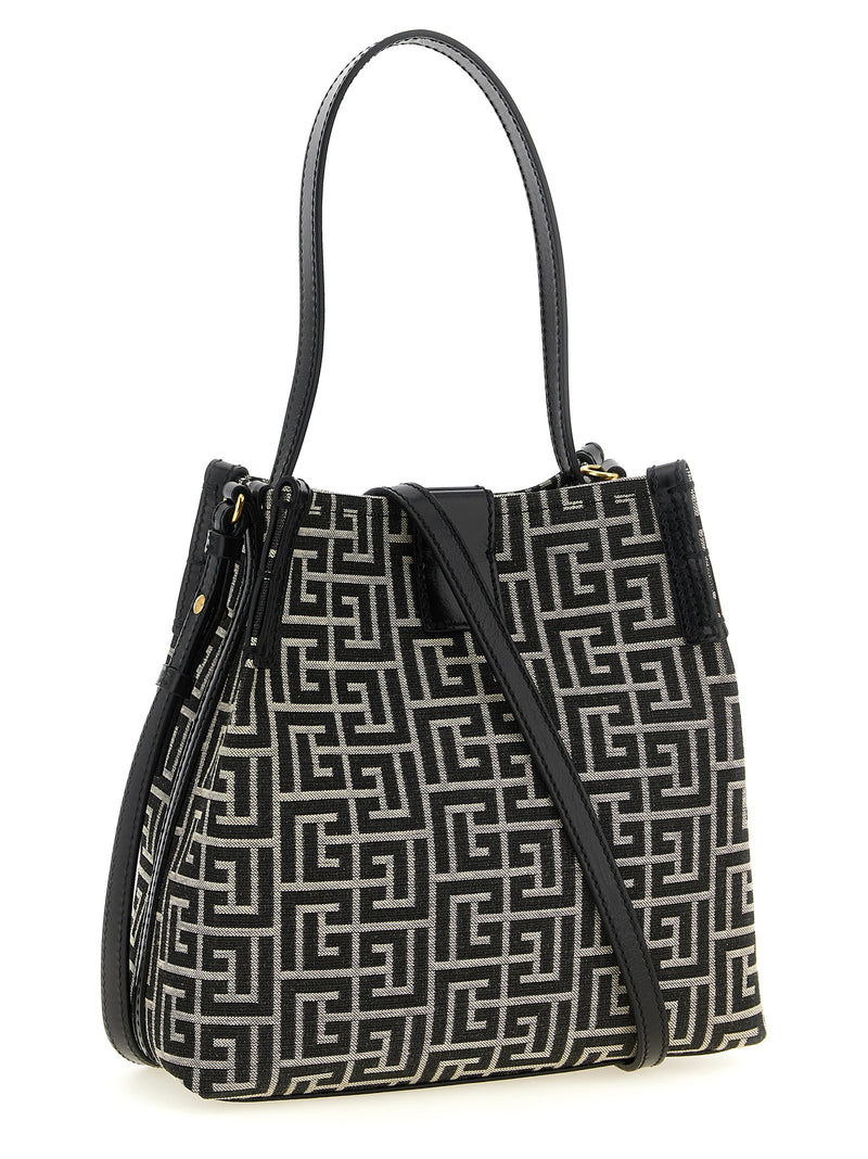 Balmain Bicolor Cotton Shoulder Bag