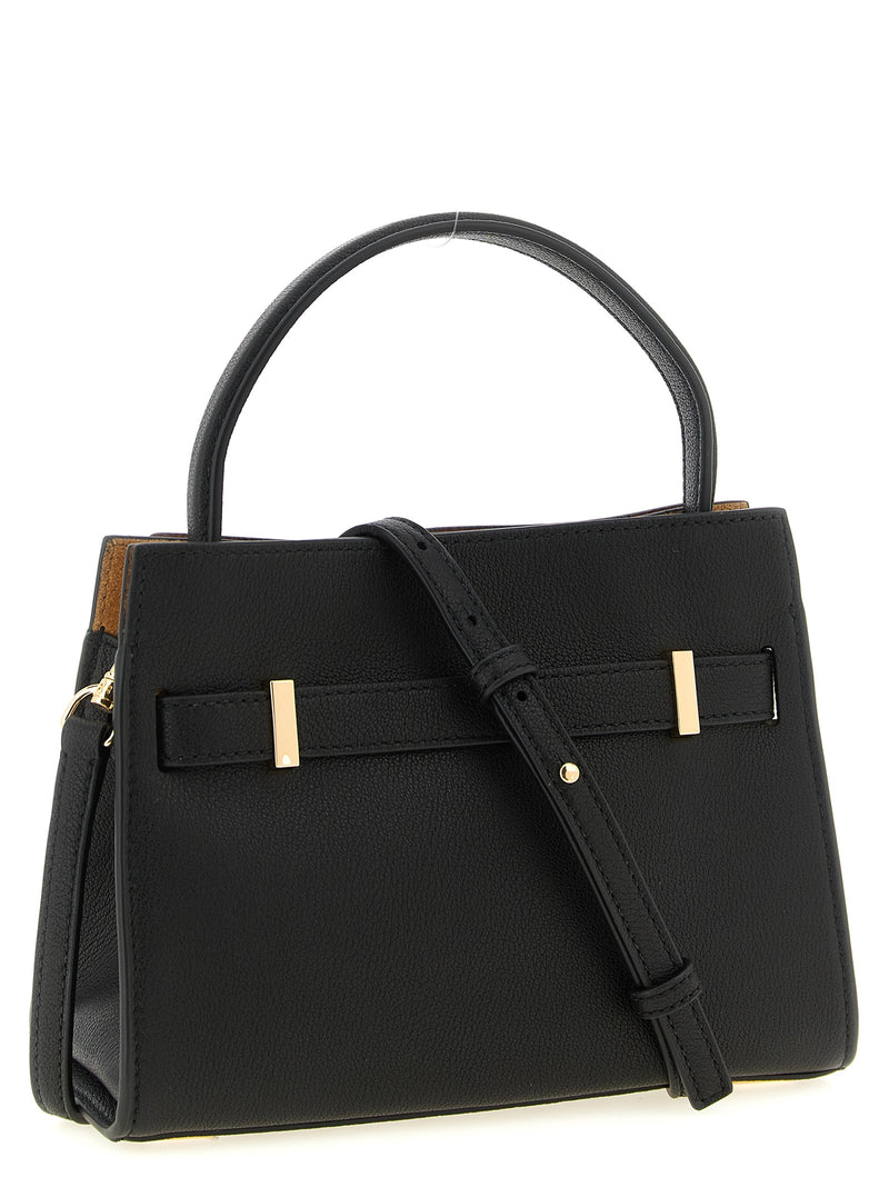 Tory Burch Black Lambskin Crossbody Bag