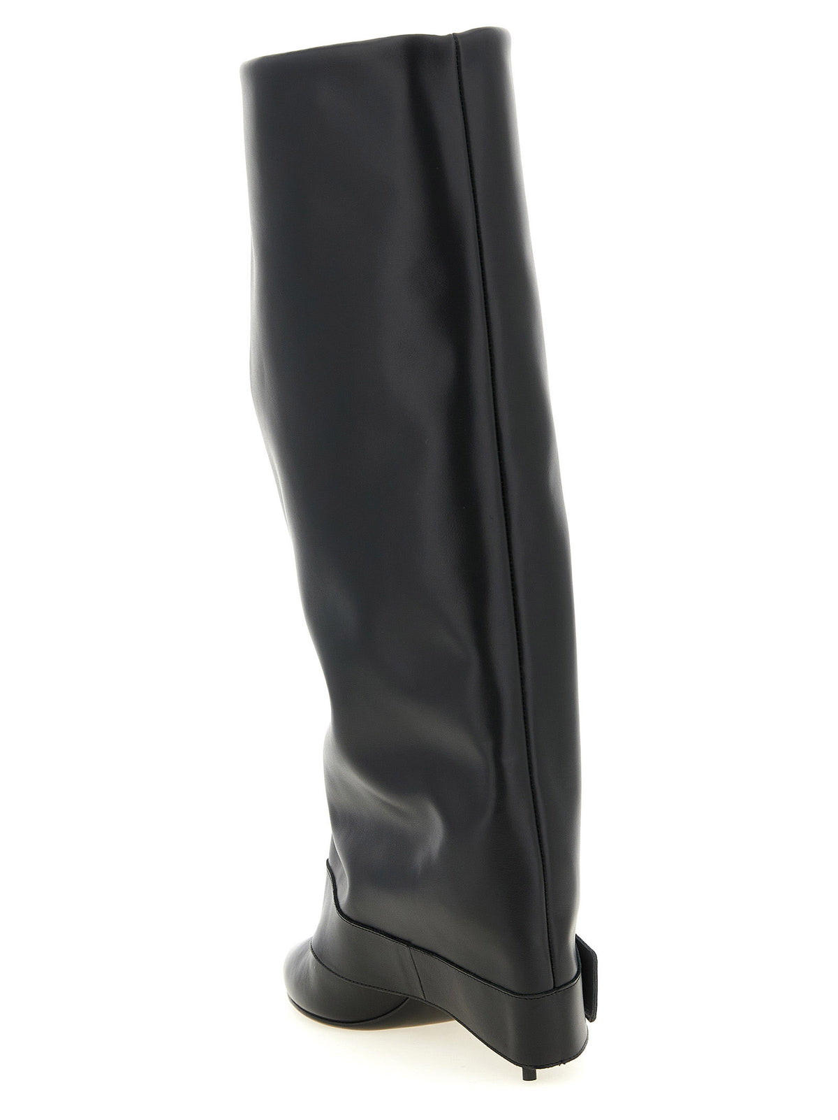 Cuissardes Balmain en cuir de veau noir