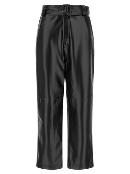 Twinset Black Polyester Cropped Pants