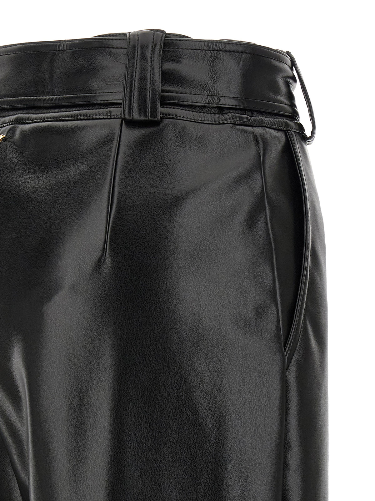 Pantacourt Twinset en polyester noir