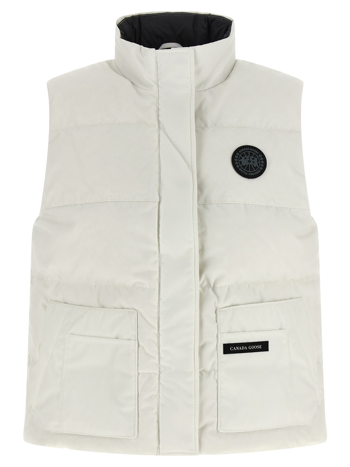 Canada Goose Doudoune sans manches blanche en polyester