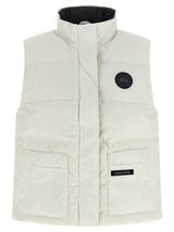 Canada Goose Doudoune sans manches blanche en polyester