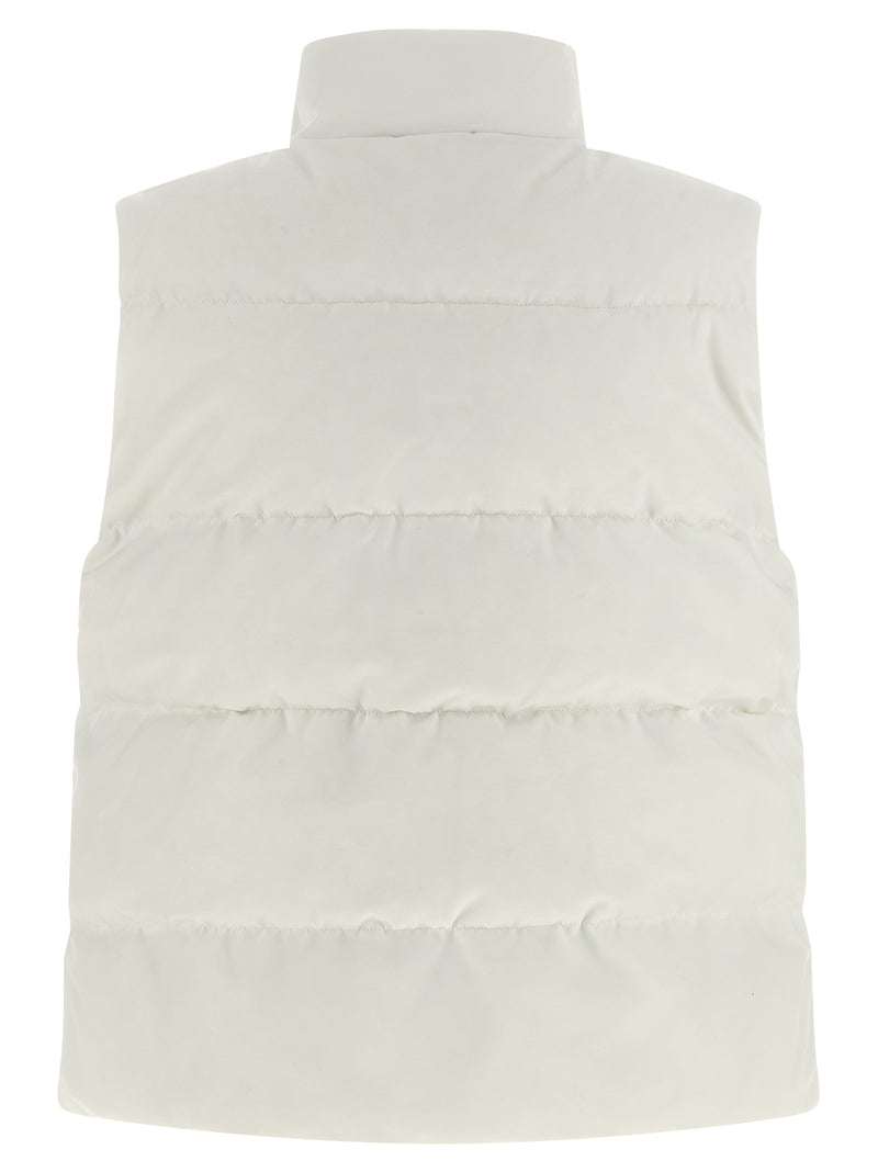 Canada Goose White Polyester Sleeveless Jacket