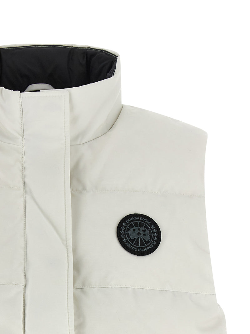 Canada Goose White Polyester Sleeveless Jacket