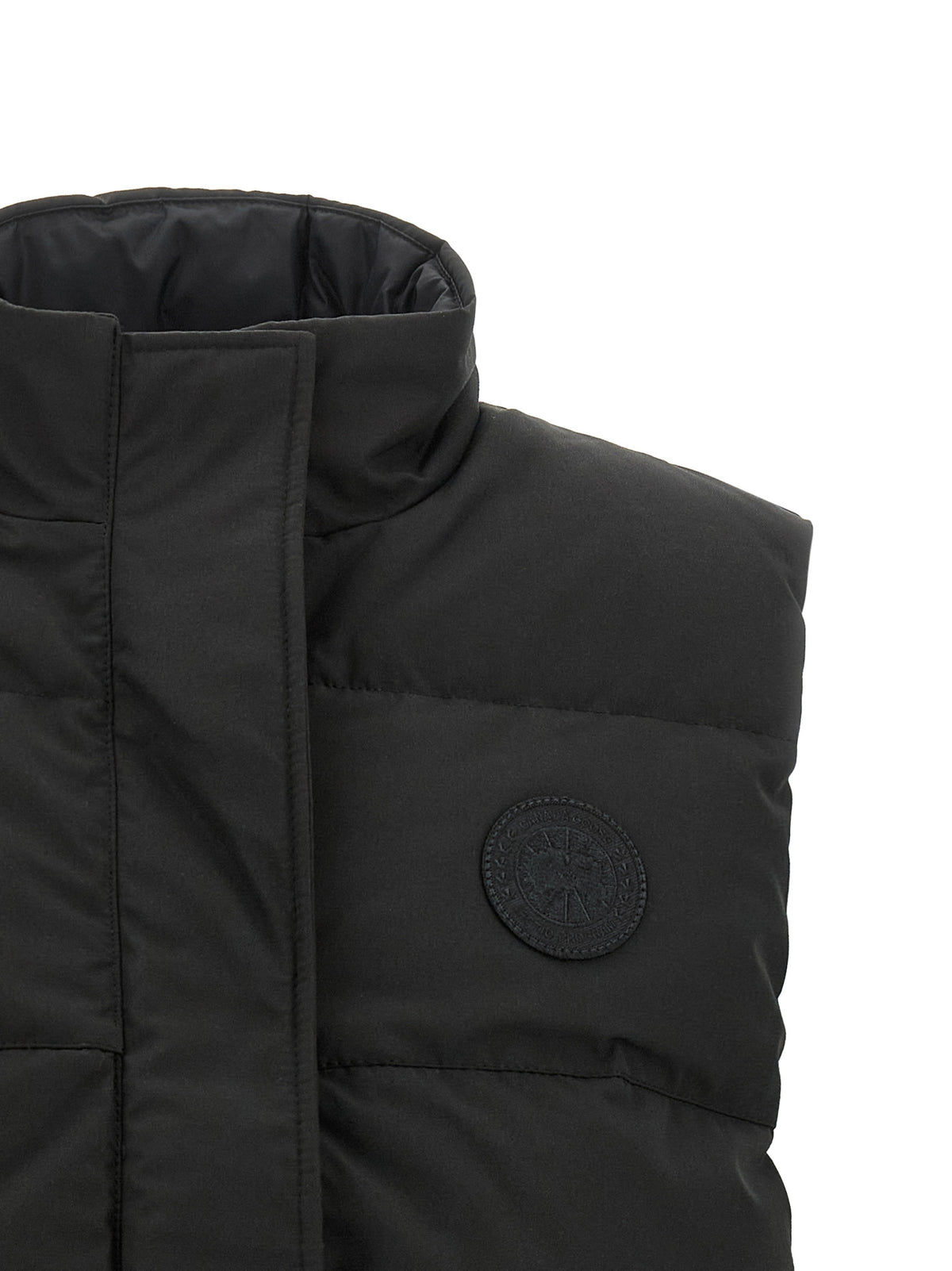 Doudoune sans manches noire en polyester Canada Goose