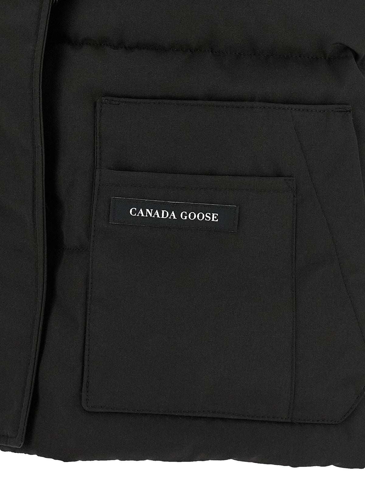 Doudoune sans manches noire en polyester Canada Goose