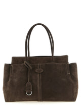 Sac à main Tod's en cuir de veau marron
