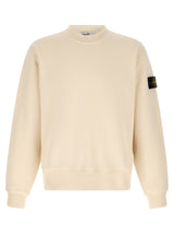 Sweat-shirt Stone Island en coton blanc
