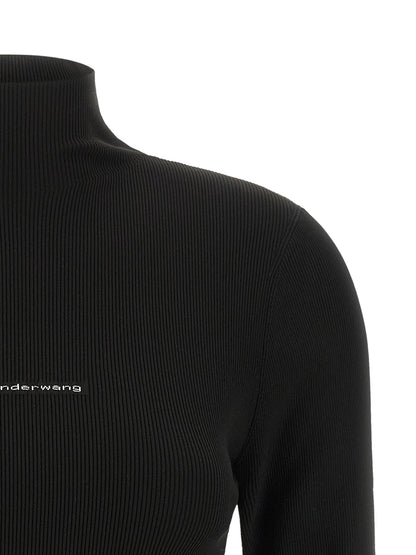 Alexander Wang Black Polyamide Cardigan