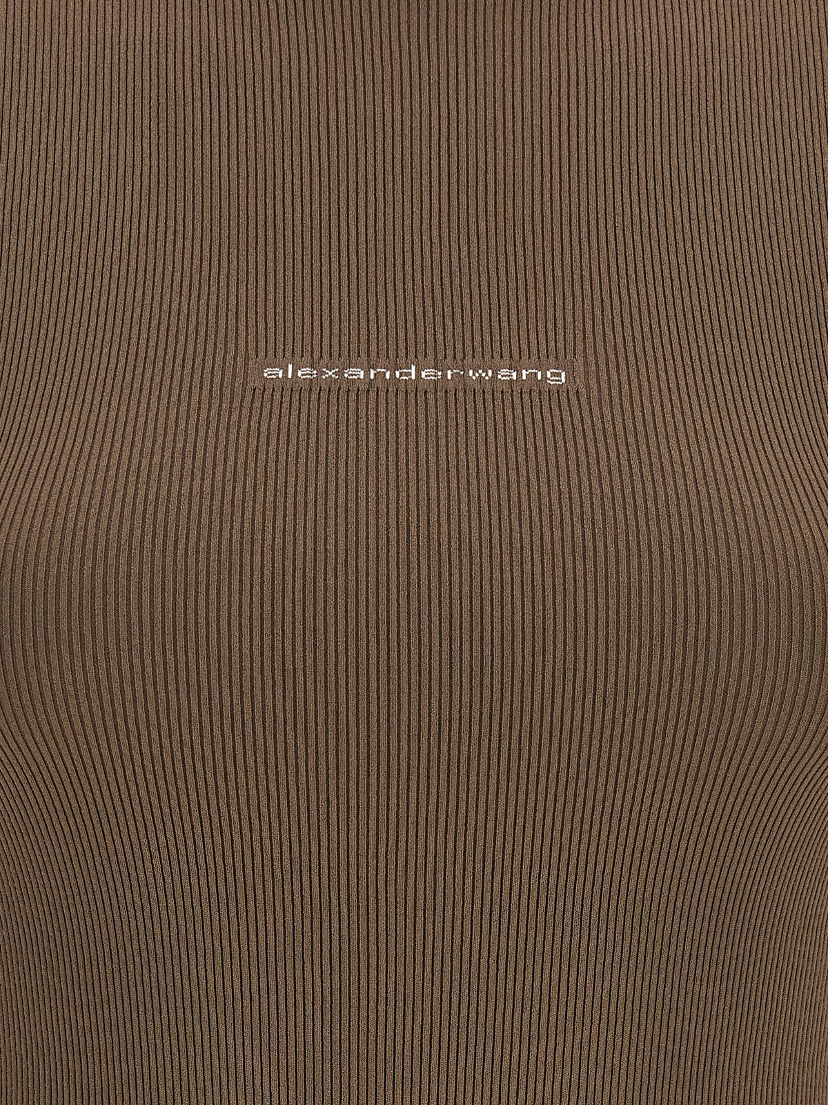T-shirt Alexander Wang en polyamide marron