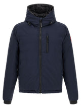 Canada Goose Veste longue en polyamide bleu