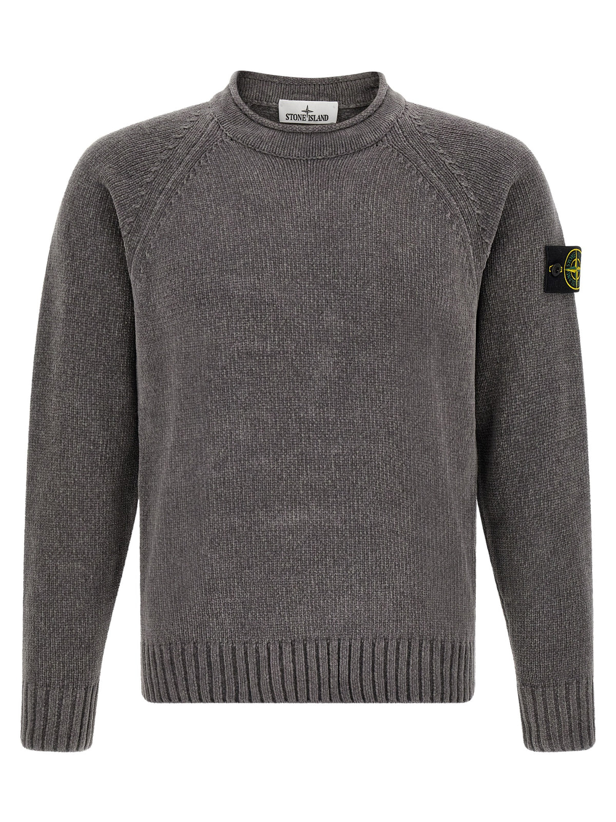 Cardigan en coton gris Stone Island
