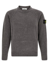 Cardigan en coton gris Stone Island