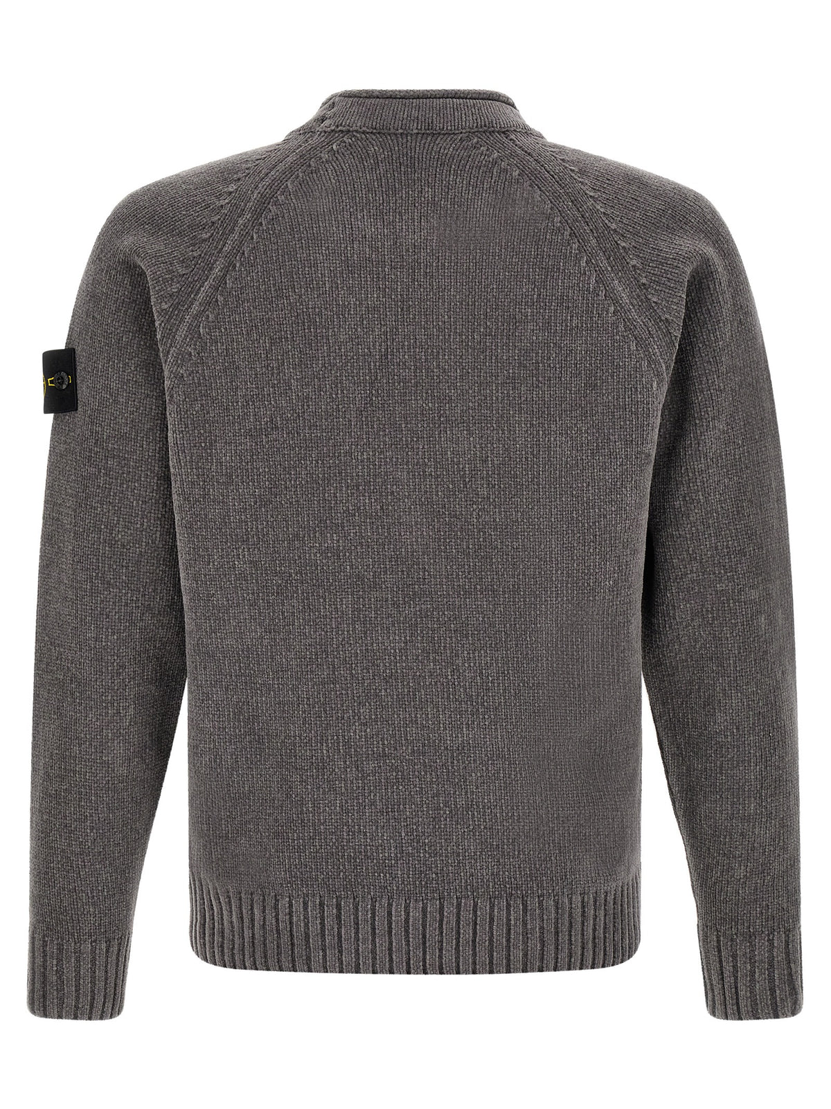 Cardigan en coton gris Stone Island