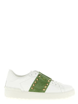 Baskets basses bicolores en cuir de veau Valentino Garavani