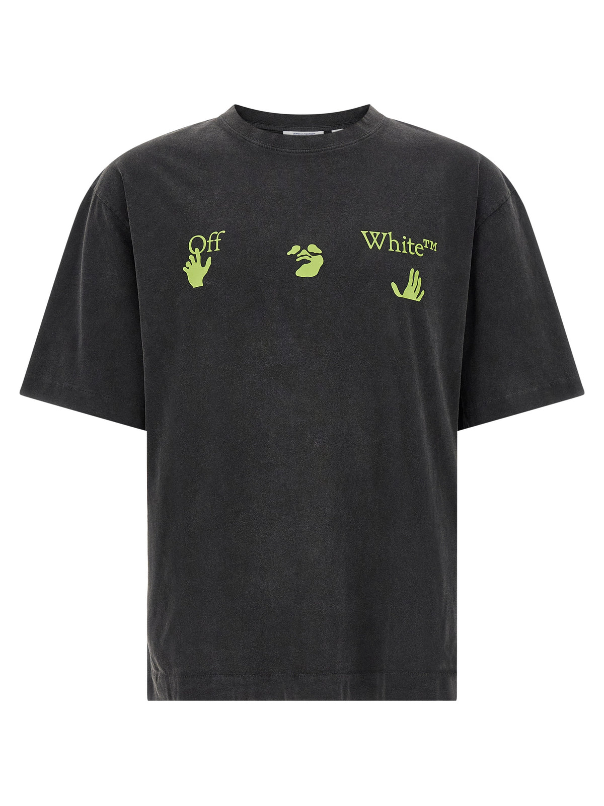 T-shirt Off-White en coton noir