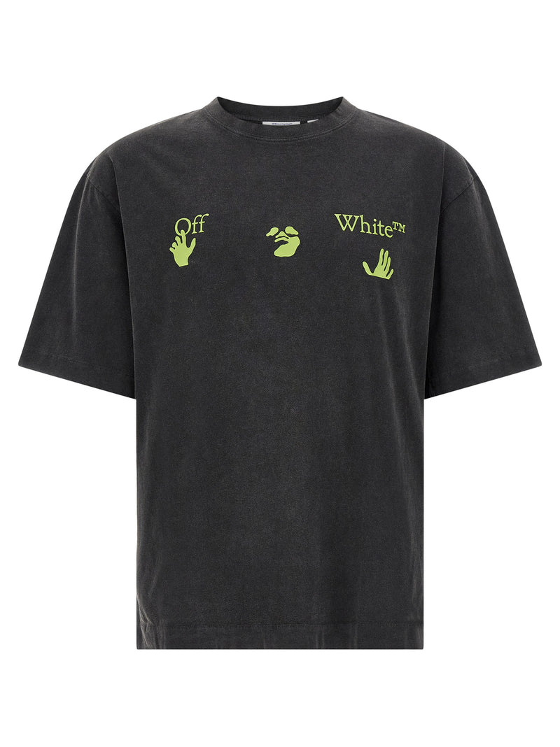 Off-White Black Cotton T-Shirt