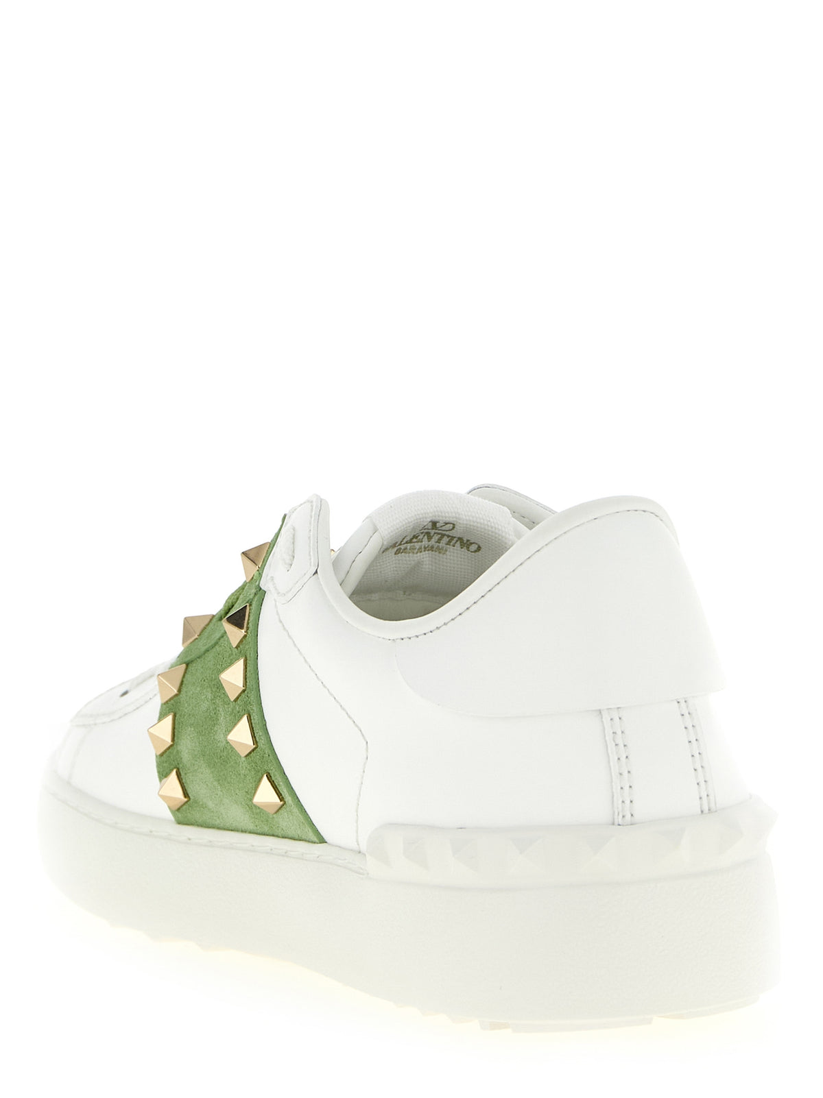 Baskets basses bicolores en cuir de veau Valentino Garavani