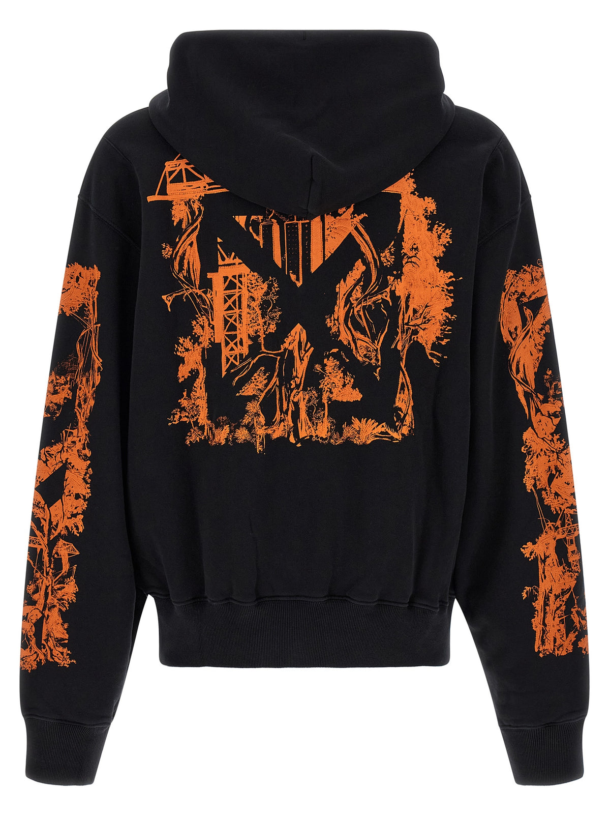 Sweat-shirt Off-White en coton noir