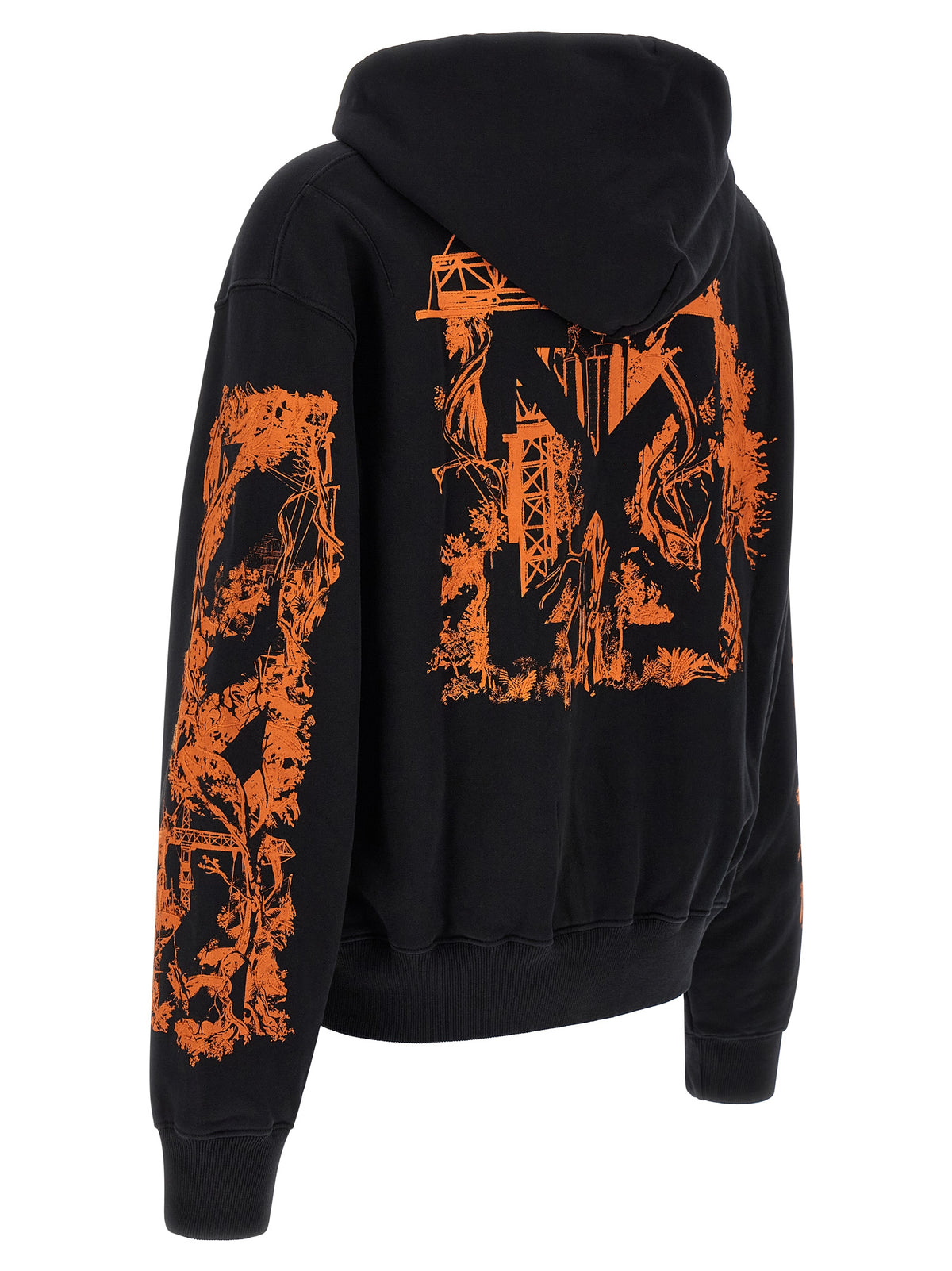 Sweat-shirt Off-White en coton noir