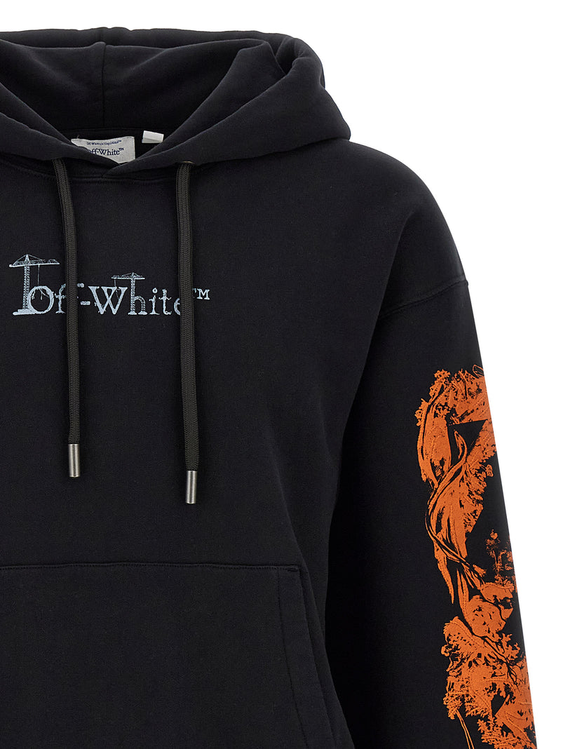 Off-White Black Cotton Sweatshirt