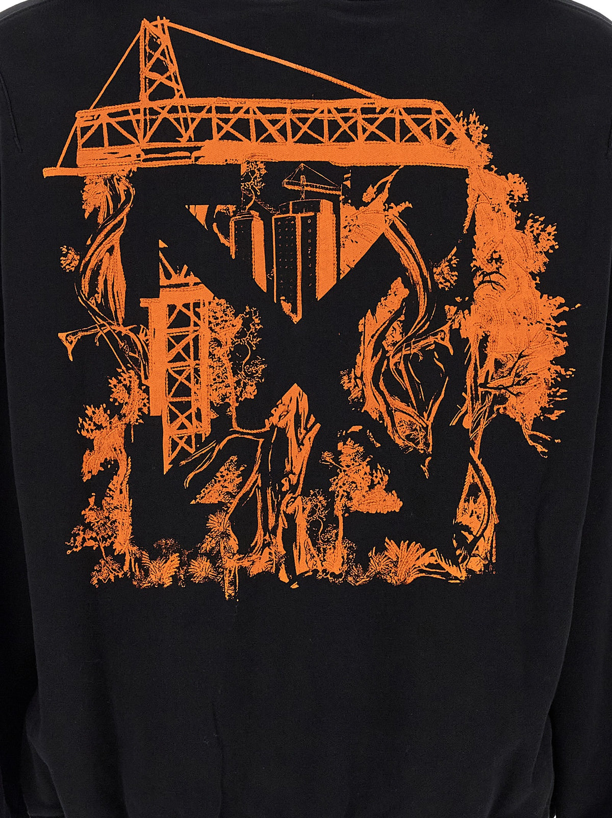 Sweat-shirt Off-White en coton noir