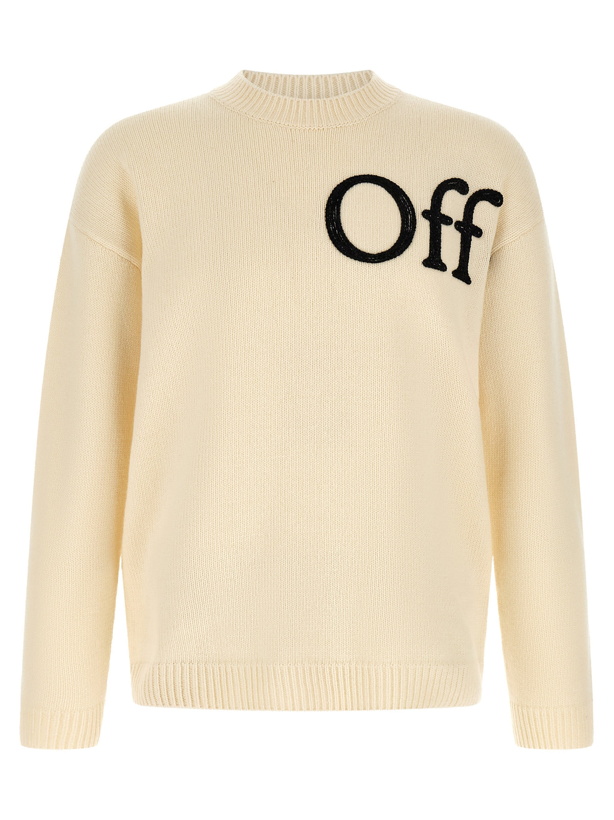 Cardigan Off-White en laine blanche