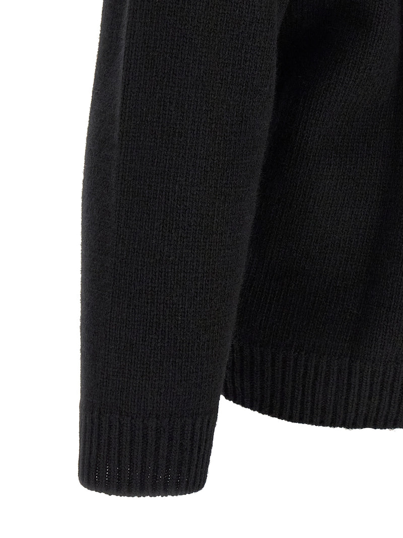 Off-White Bicolor Wool Cardigan