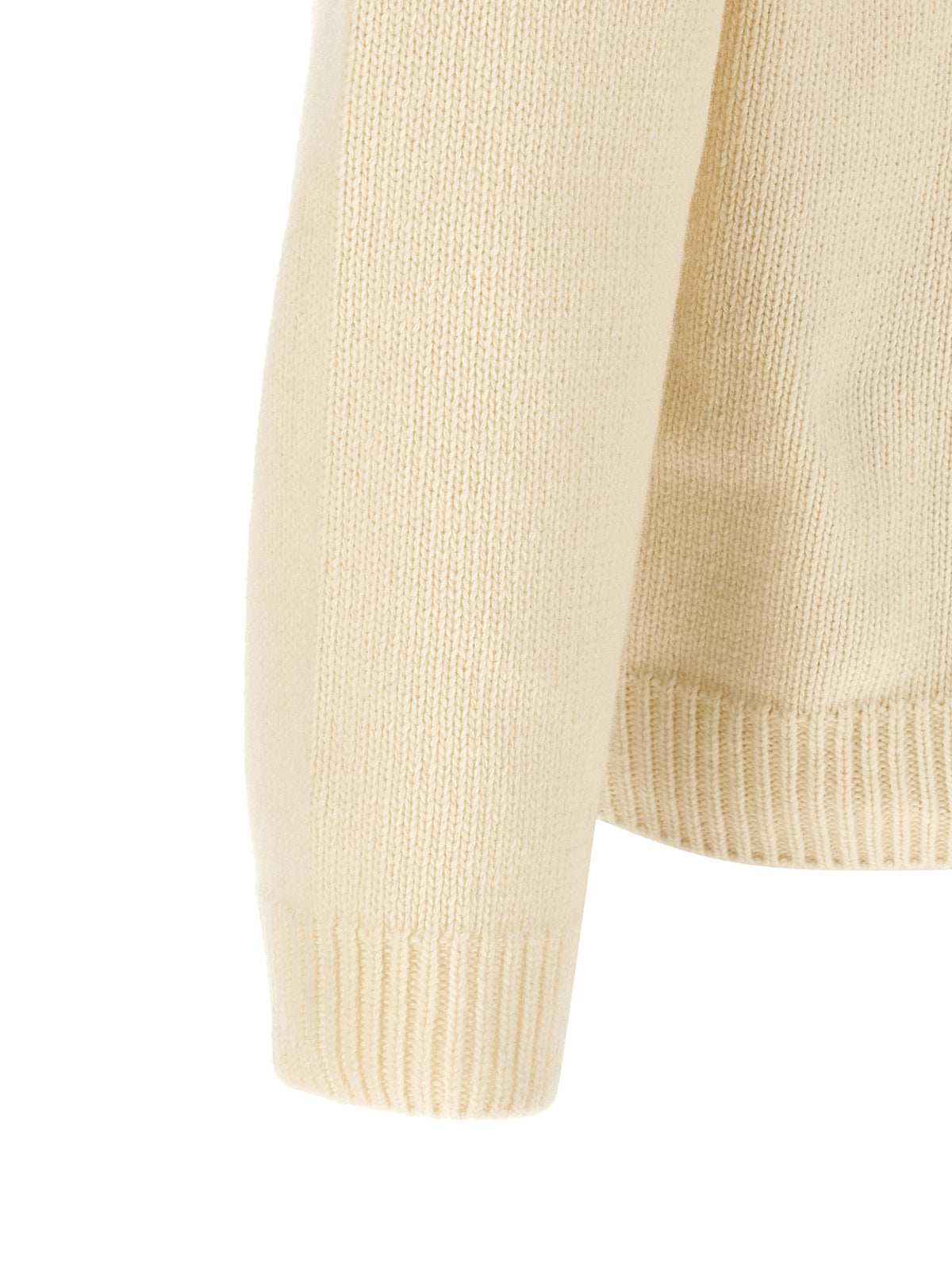 Cardigan Off-White en laine blanche