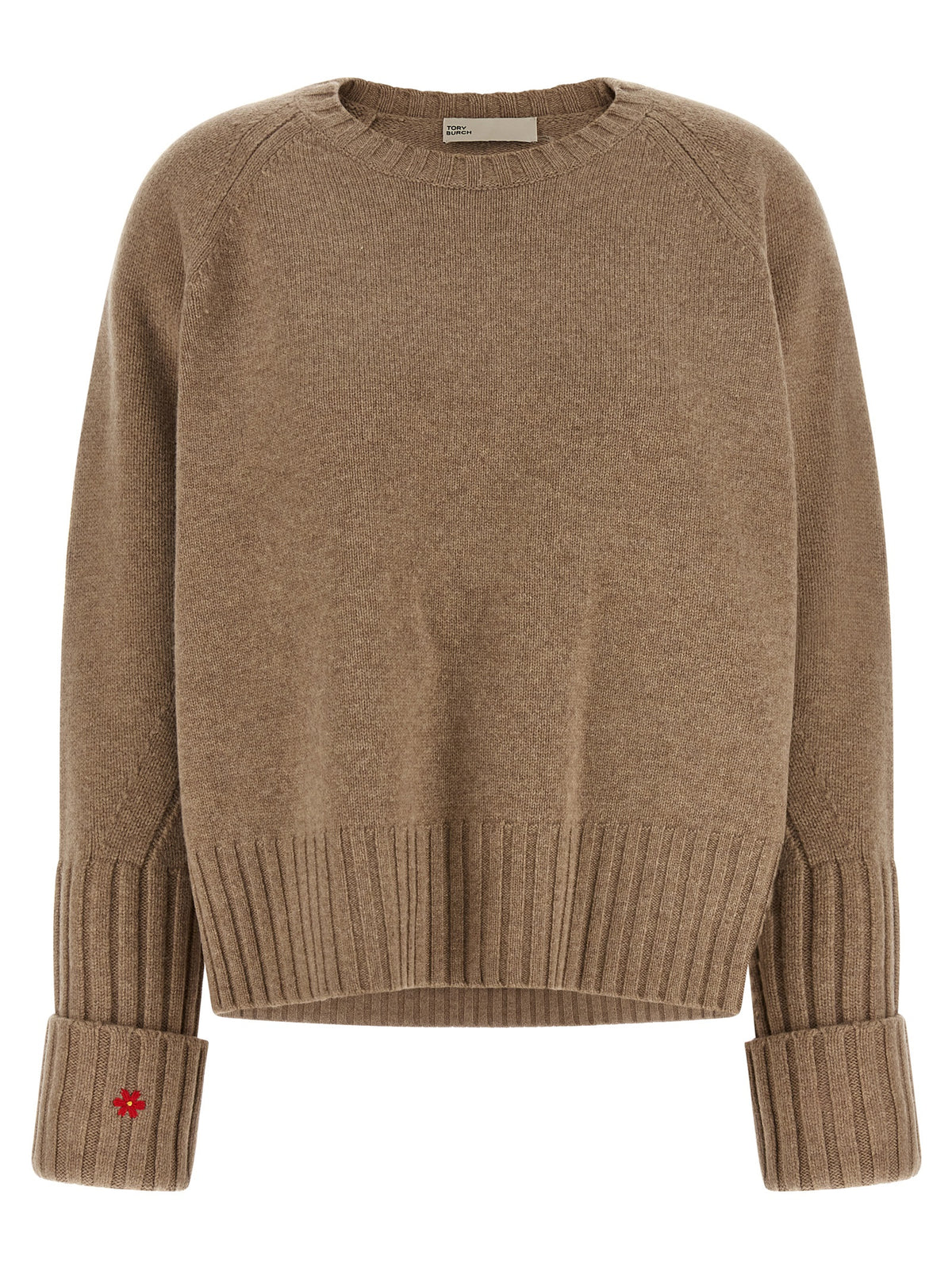 Cardigan Tory Burch en laine beige