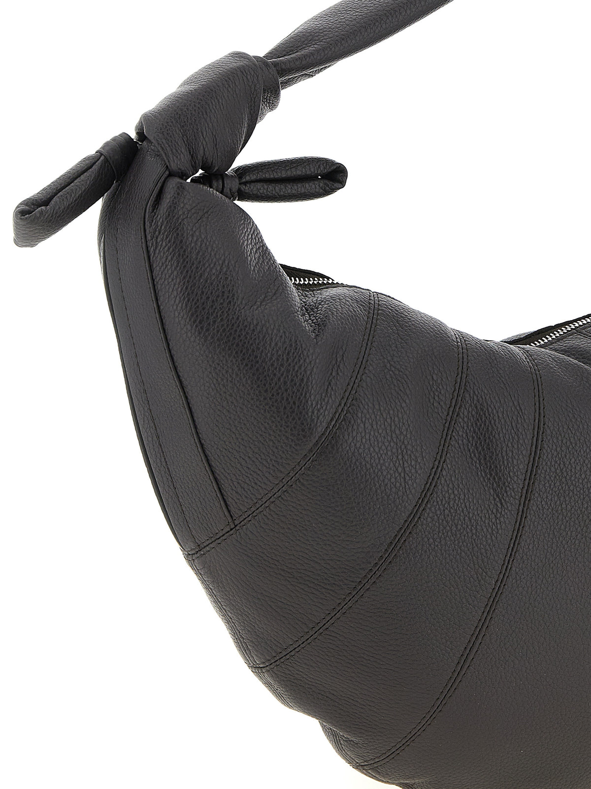 Sac bandoulière Lemaire en cuir de veau marron