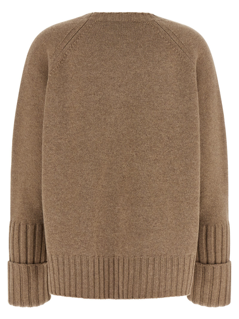 Tory Burch Beige Wool Cardigan