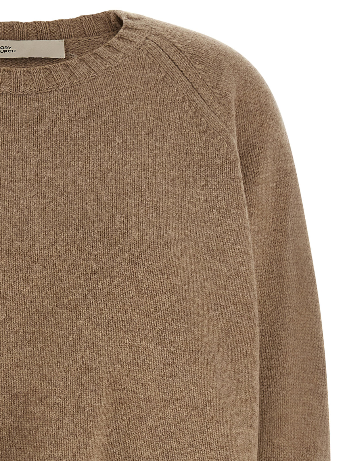 Cardigan Tory Burch en laine beige