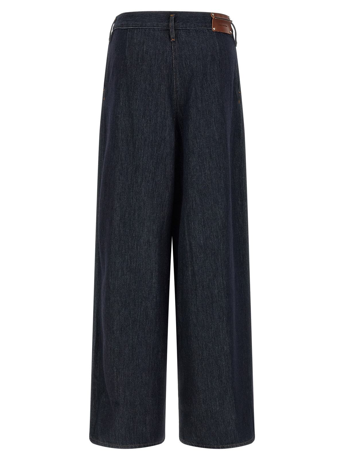 Jean en coton bleu coupe décontractée Dries Van Noten