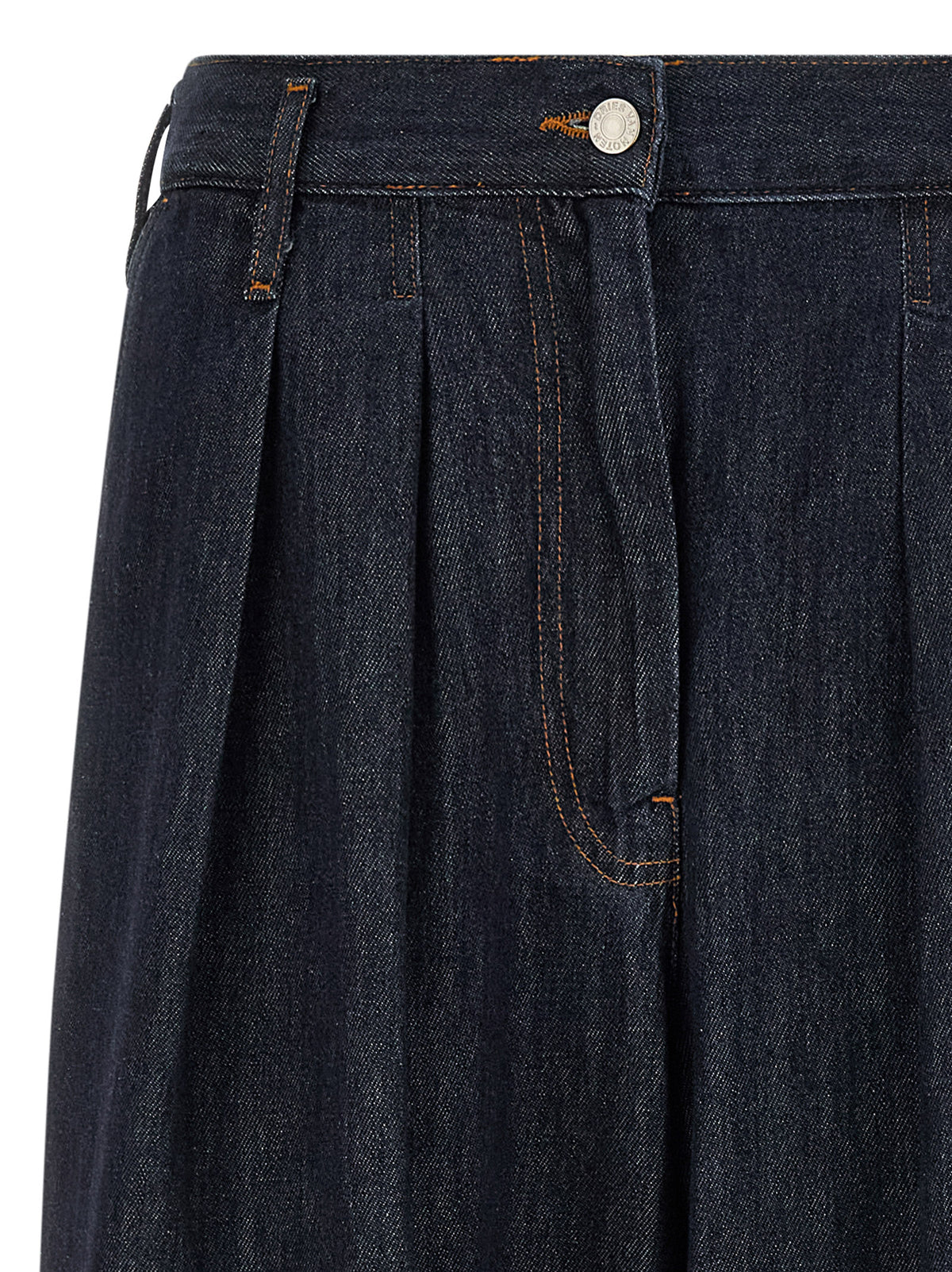Jean en coton bleu coupe décontractée Dries Van Noten