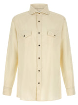 Brunello Cucinelli White Cotton Blouse