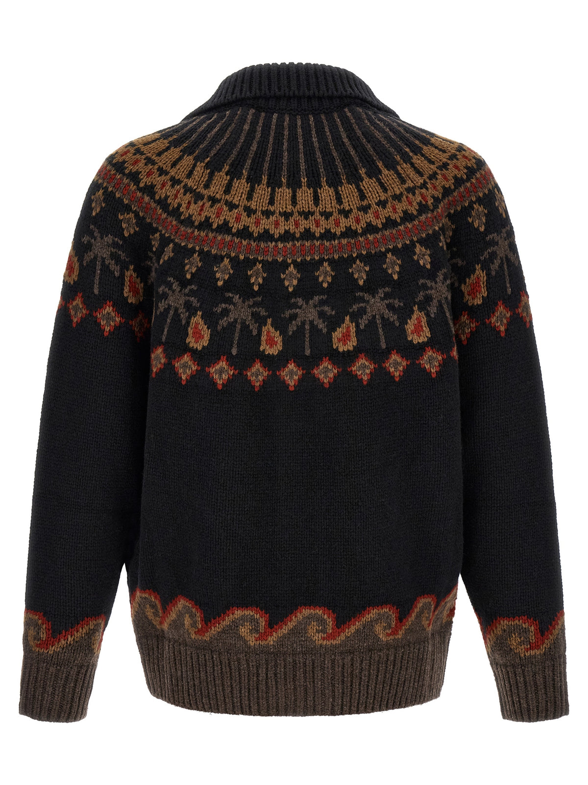 Alanui Black Wool Cardigan