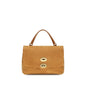 Zanellato Beige Suede Leather Shoulder Bag