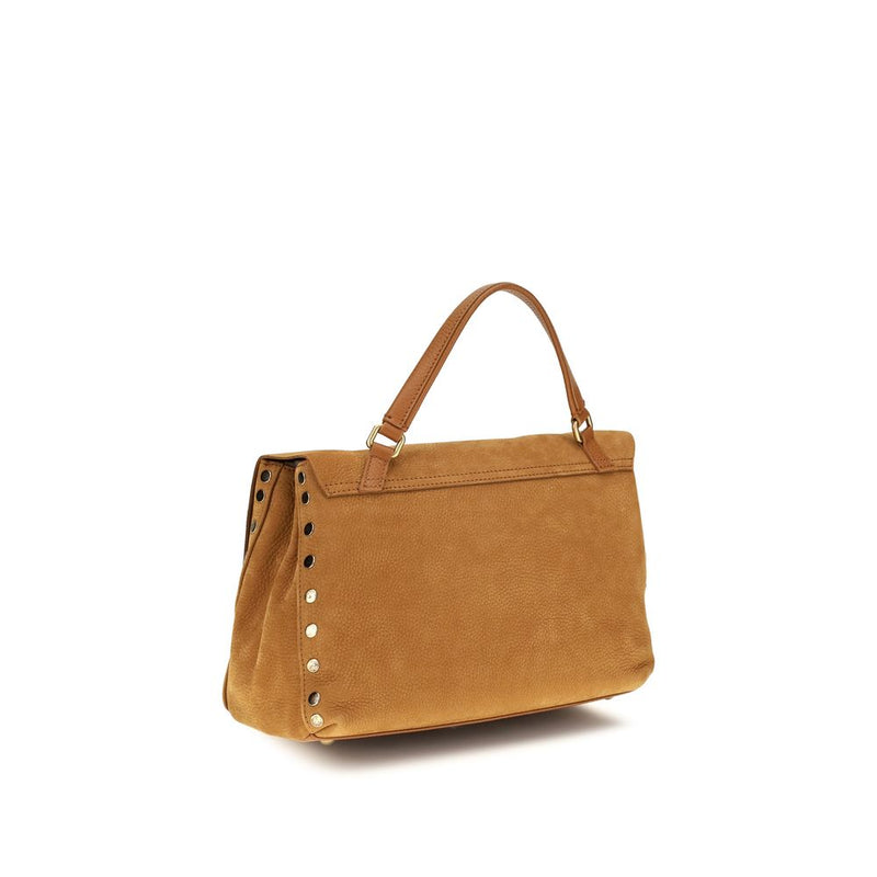 Zanellato Beige Suede Leather Shoulder Bag