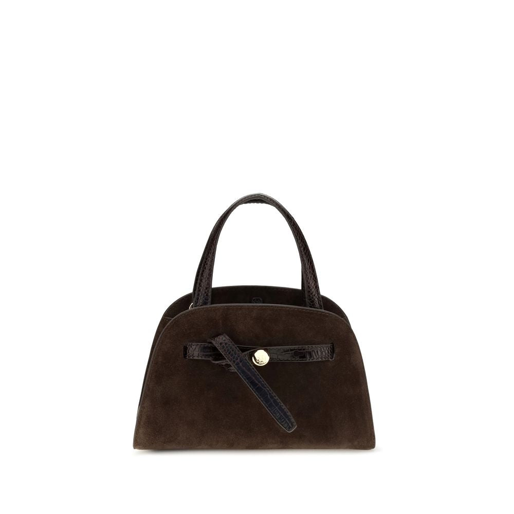 Sac à bandoulière en cuir suédé marron Tory Burch