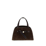 Sac à bandoulière en cuir suédé marron Tory Burch