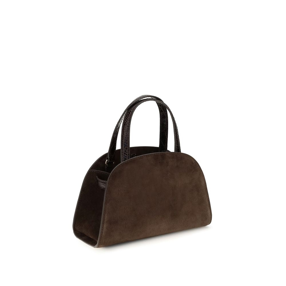 Sac à bandoulière en cuir suédé marron Tory Burch