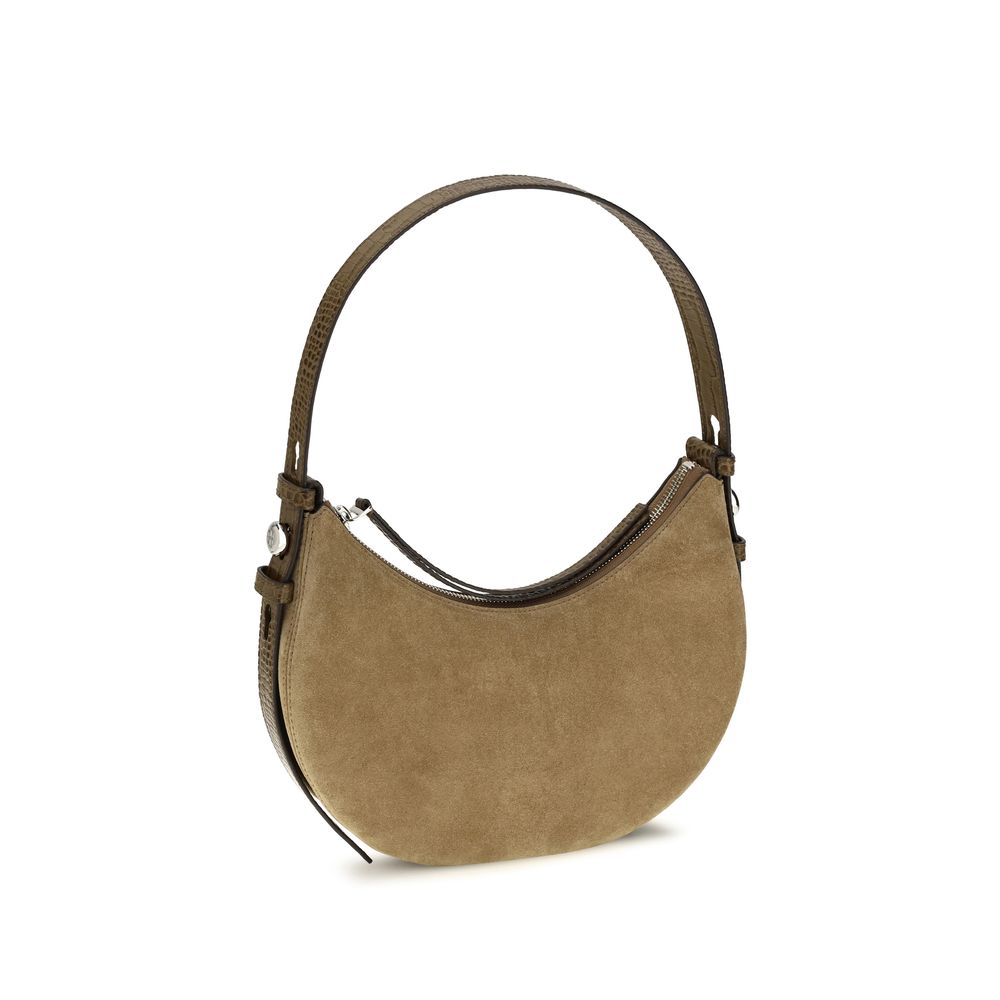 Sac à bandoulière en cuir suédé beige Tory Burch